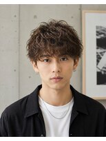 MEN's Baguz MEN'Sカット/ MEN'Sパーマ/ MEN'Sカラー 韓国風マッシュ無造作カール束感ニュアンスメンズパーマ