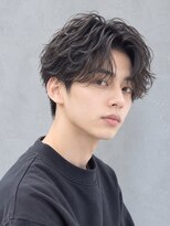 レイ バイ セブンルックス 宇都宮鶴田店(Lay by 7LOOKS)&nbsp;センターパート×シャドウパーマ