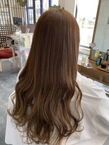 セットアップ 倉敷中庄店(SET-UP)&nbsp;波ウエーブ　グラデーションカラー　ハイライト　SET-UP中庄