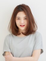 フォンズ(FONS)&nbsp;ふんわり内巻きミディアム セミディ Aライン 20代 30代 40代