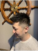 スキンフェードモヒカン フェザーマッシュ ソフトツーブロック