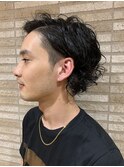 【6月】メンズミィデアムパーマ