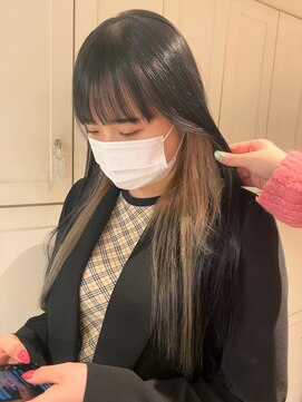 ベレーザ 渋谷(BELEZA) ba510_ニュアンスカラーベビーバングショコラベージュボブルフ