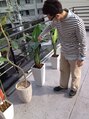 スクリバイタヒエ(SUKURI by tahie) サロンがのんびりしてる時は植物の手入れで癒されてます