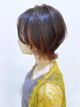 モリオ フロム ロンドン 成増店 【morio成増 セリザワ】ショートウルフ インナーカラー