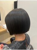 ぱつっとボブ