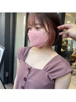 リー 京都西院(Lee)&nbsp;【Lee京都西院 店長】ボブインナーカラー秋の歩み