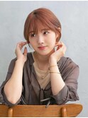 スッキリ丸みショートヘア