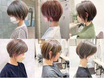 トマト(TOMTO)の写真/【HOT PEPPER Beauty Award 2024 BEST SALON SILVER Prize受賞】どこから見ても可愛い愛されショートヘアへ