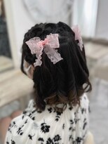 ヘアセットサロン ミント(Hair set salon MINT)&nbsp;ハートハーフツインテール