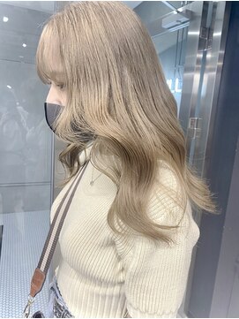 リフル 八王子(RIFULL) 【RIFULL 八王子】ミルクティーブロンド　ホワイトベージュ