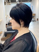 トト 船橋店(toto.)&nbsp;黒髪/グレーベージュ/レイヤーロング/前髪パーマ[西船橋/津田沼]