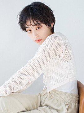 アーダーヘアーサロン 鯖江店(ADER HAIR SALON) ダークブラウンカラー×マッシュヘア