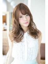 ステージ(STAGE) 大人かわいい/レイヤーロング/グレーベージュ/前髪パーマ/幡ヶ谷