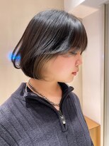 レーヴバイロンド 仙台(Reve by Lond)&nbsp;韓国風レイヤーボブインナーカラーハッシュカット イメチェン