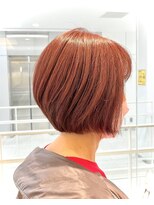 ザザ 高田馬場(ZA/ZA)&nbsp;暖色系ツヤカラーの大人ボブ