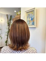 ロフ ヘアー アンド エステ(rof Hair&Esthe) ボブ×ハイライト