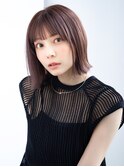 20代30代大人かわいいナチュラル暗髪ゆるめパーマヘア