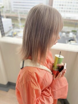 リグ 横浜(Lig.) ミルクティーカラー/ケアブリーチ/ブリーチ/ハイトーンカラー