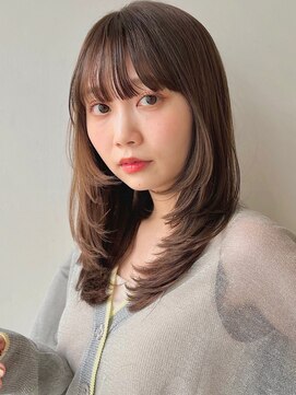 ガーデン 銀座(GARDEN) ウルフレイヤー/顔まわり/イメチェン/アッシュブラウン