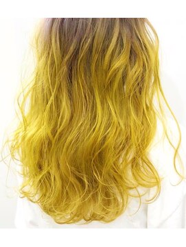 ミュー(Mu) グラデーションカラー　ベージュ　イエロー