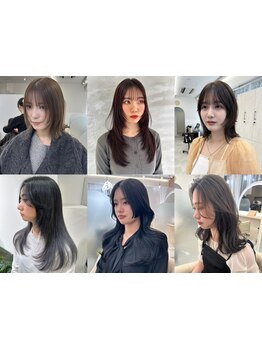 【梅田茶屋町】横顔が美しすぎる*美faceラインと小顔見せを叶える韓国風レイヤーカットで顔周りを軽やかに!