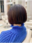 丸みボブ 内巻きボブ 小顔ヘア