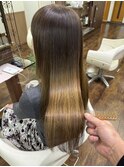 縮毛矯正プレミアム×リタッチカラー