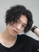 エリマ 横浜西口(elima)&nbsp;横浜西口センターパートニュアンスパーマフェザーショート緩め