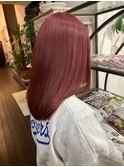 ブリーチ1回で高発色カシスベージュ