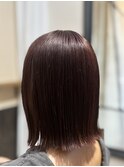 艶髪カラー/外はねボブ［船橋/船橋駅/髪質改善トリートメント］