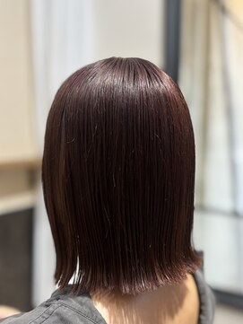 トウカ 船橋駅前店(TOUKA) 艶髪カラー/外はねボブ［船橋/船橋駅/髪質改善トリートメント］