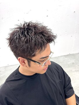 メンズ ラピス(Men's Lapis) スパイキーショート フェードカット 短髪