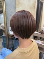 美容室カードル 新小岩店(Cadre)&nbsp;ショートボブ/オレンジブラウン