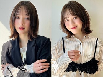 ヴェイン 渋谷(vain)の写真/[渋谷駅徒歩1分]ご自宅でも再現しやすいレイヤーカット/韓国ヘア/ミディアムヘアならvain＊可愛いが続く＊