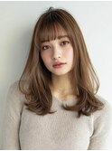 赤羽駅オリーブグレーココアベージュ小顔