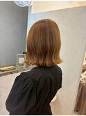 髪質改善＊ベージュ外ハネボブ＊美髪【Zina札幌】