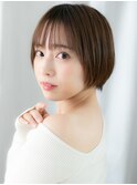 ツヤ髪ミストバング前下がりショートs小山20代30代40代