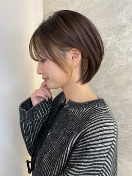 ロンドロゼ 池袋(Lond rose) ♪マロンベージュ/オリーブグレー/ブリーチなし/ボブショート