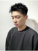アップバングショート/メンズヘア/ツーブロック