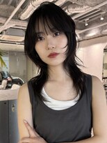 ベイルーム(BAYROOM by HONEY omotesando) 顔周りレイヤー/ウルフカット/カジュアル/透明感グレージュ