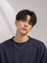 アースコアフュールボーテ 高岡店(EARTH coiffure beaute)&nbsp;ベージュハイライトメッシュケアブリーチ刈り上げ