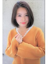 ヘアーアンドメイク シーク 吉祥寺(HAIR&MAKE SeeK) ワンカールボブ×アッシュベージュ【seek吉祥寺】