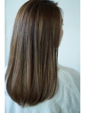 ルーク 立川(LUK) Lien☆低ダメージコスメ縮毛矯正×ダークフォギーベージュ　立川