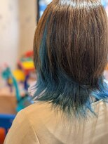 ヘア サロン レリュー(Hair salon LeRyu)&nbsp;ハイインナーカラー×ウルフ