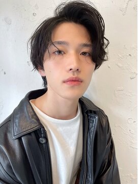 ロミーオム 本厚木(ROMMY. Homme) ナチュラルスパイラルパーマスタイル