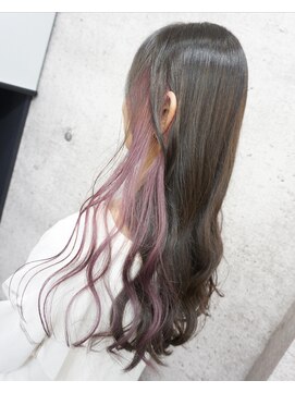 ヘアテリア リュウ 大塚(hair teria ryu) アッシュブラウン×ピンクパープル
