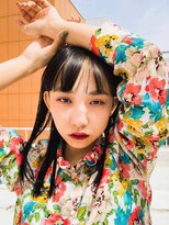 トゥコ(tuco)&nbsp;前髪インナー　フェイスフレーミング　黒髪　ミディアム