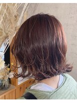 ヘアメイクエイト 丸山店(hair make No.8) << 担当 : 黒木 彩加 >> チェリーブラウン