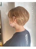 【eddie】ブロンドショートボブ